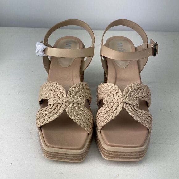MIA Geraldine Chunky Strap Buckle Heels Sandals Women’s Size 8 NEW - Picture 3 of 5
